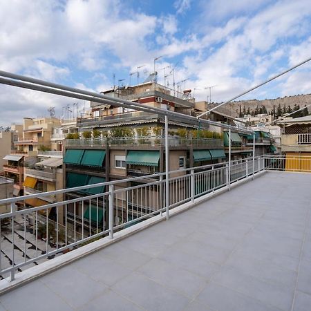 Апартаменты Athens Hideout Apt, Big Rooftop With City View Экстерьер фото